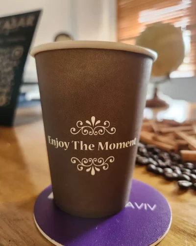 קפה באירוע בכוס חד פעמית
